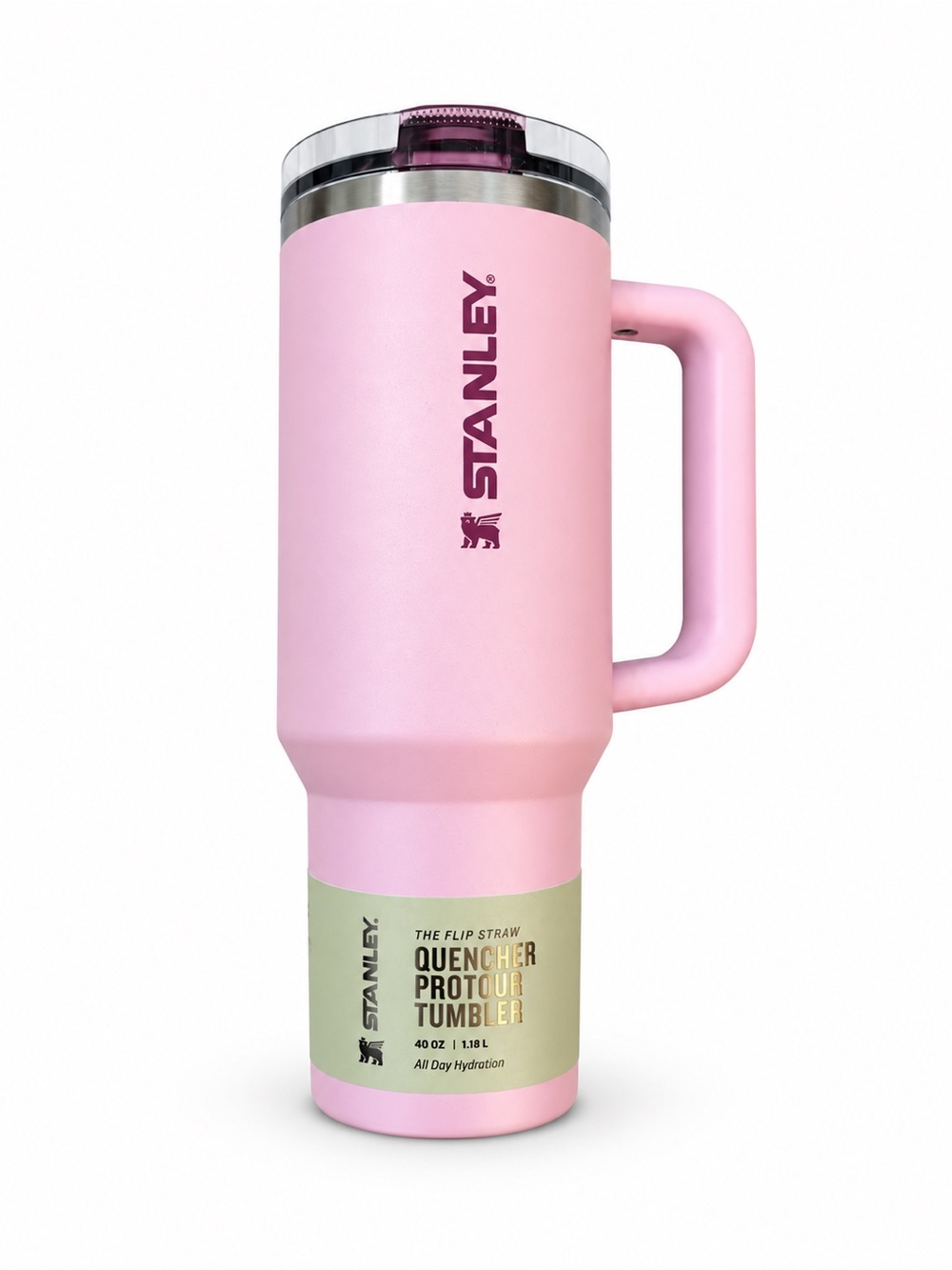 Stanley Pink Insulated Handle Tumbler